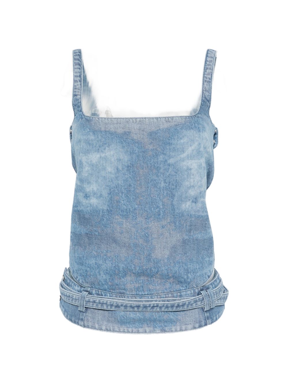 Diesel Top Clear Blue Cotton Polyester