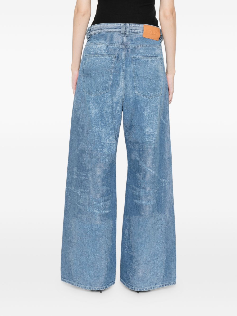 Diesel Jeans Clear Blue Cotton Polyester