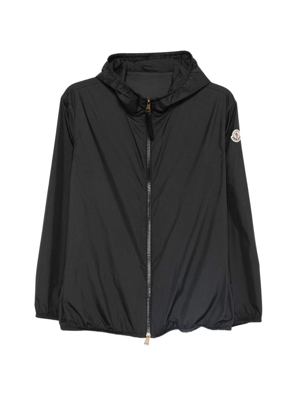 Moncler Coats Black Polyester