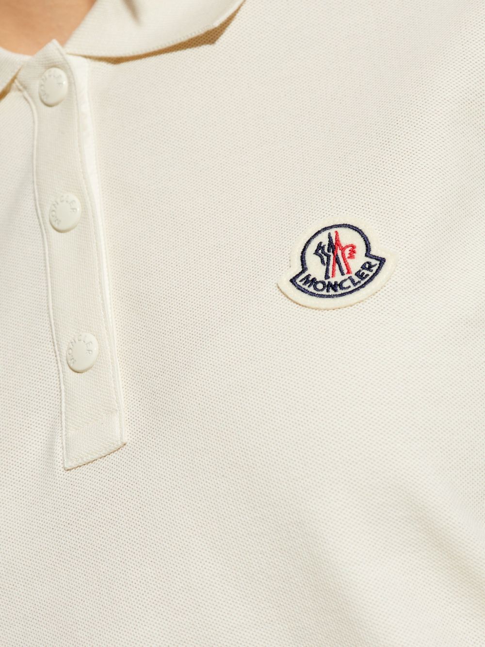 Moncler T-shirts and Polos White Cotton