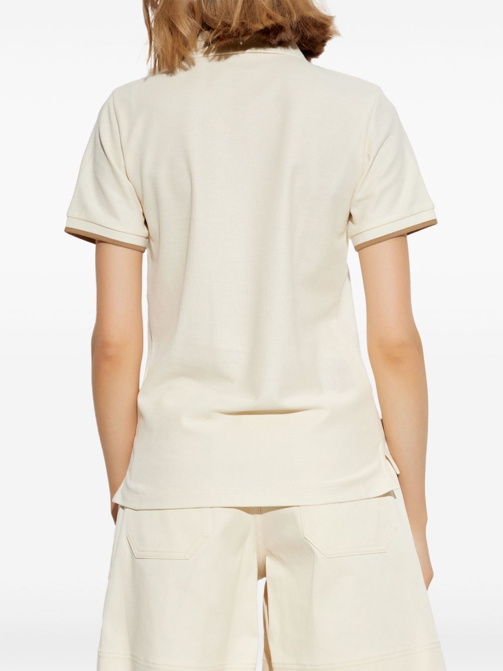Moncler T-shirts and Polos White Cotton