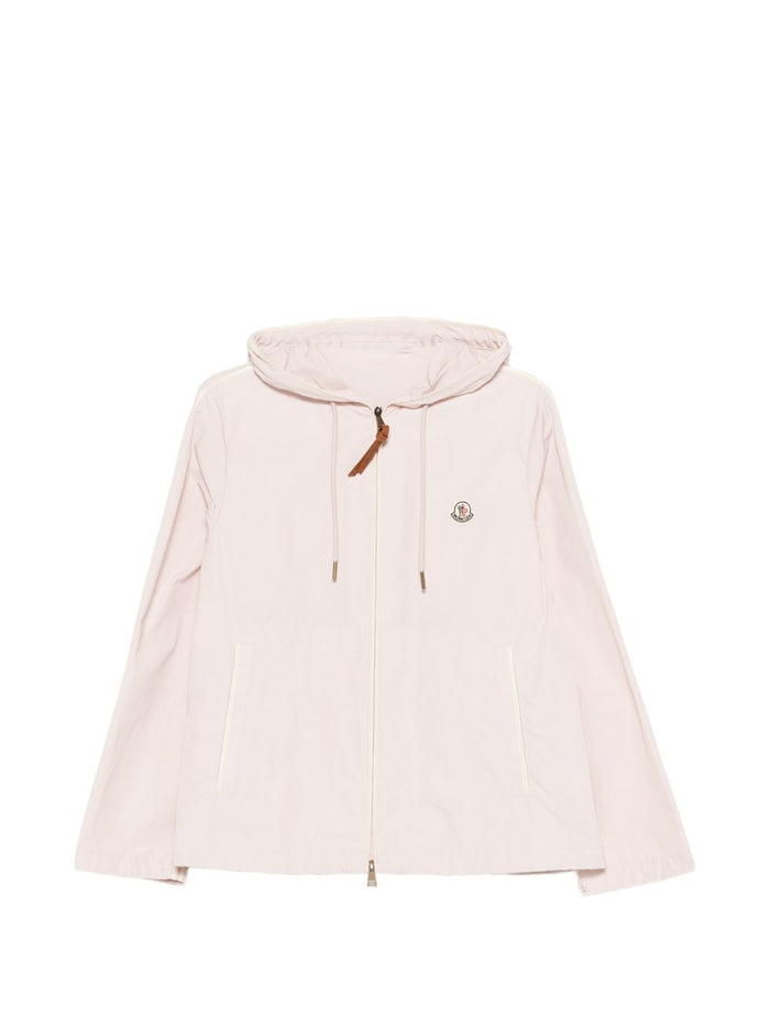 Moncler Coats Ivory Cotton Polyester