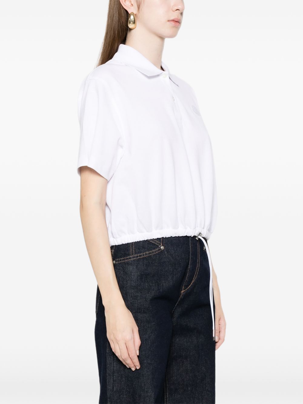 Moncler T-shirts and Polos White Cotton