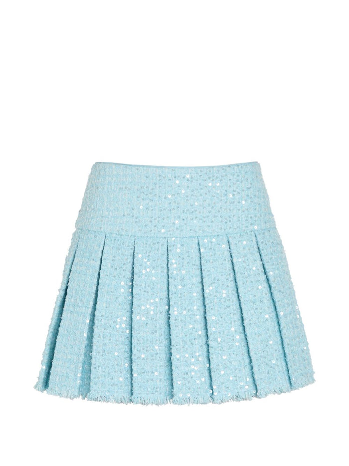 Alice + Olivia Skirts Clear Blue Polyester