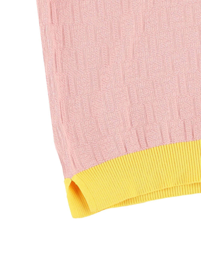 Fendi Sweaters Pink Cotton