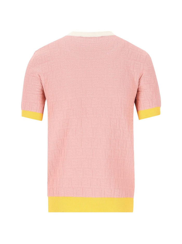 Fendi Sweaters Pink Cotton