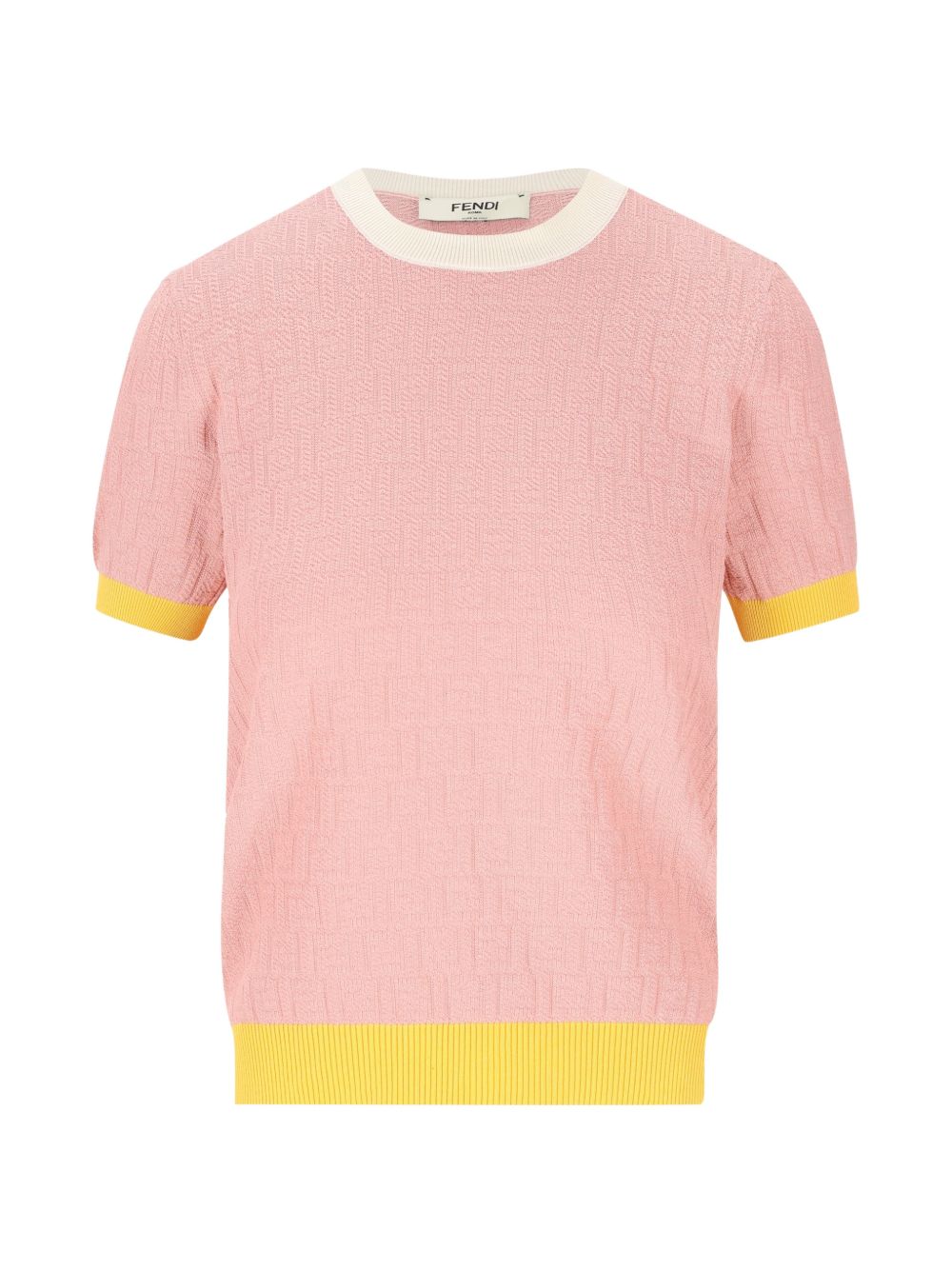 Fendi Sweaters Pink Cotton