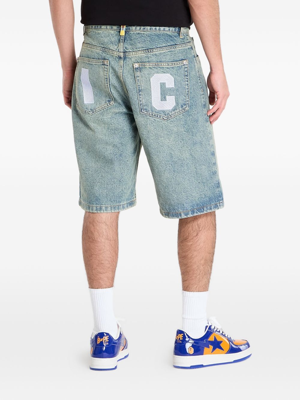 Icecream Shorts Blue Cotton