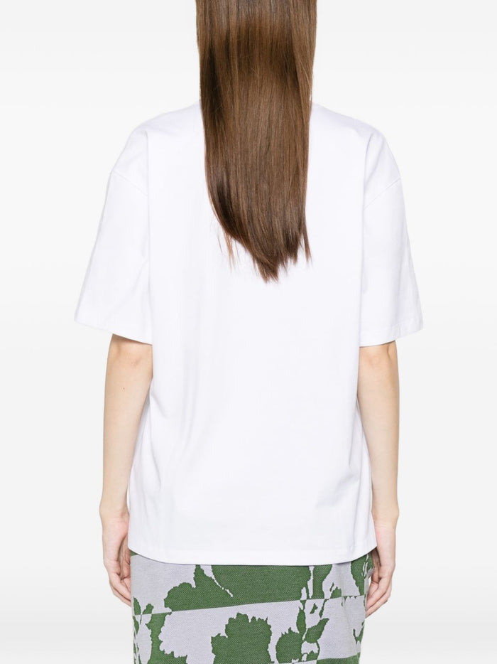Ganni T-Shirts And Polos White Organic Cotton