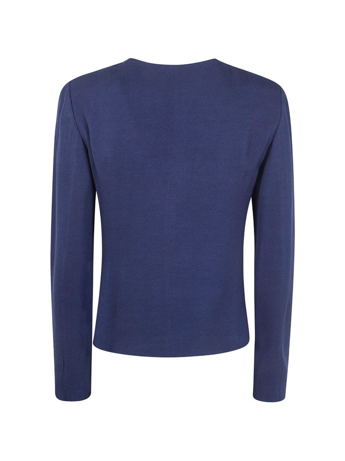 Emporio Armani Jackets Blue Viscose