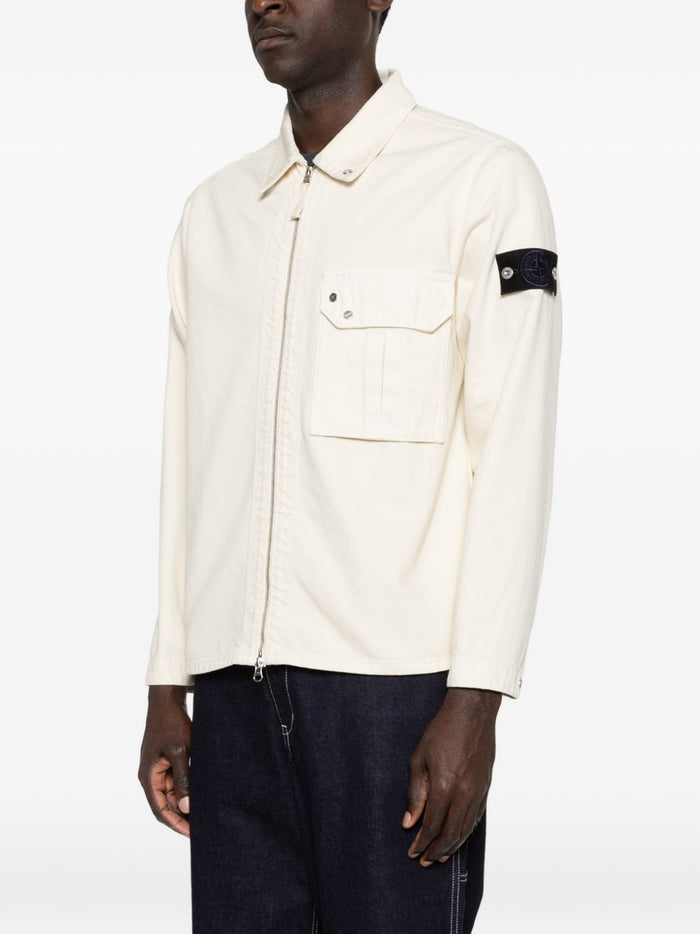 Stone Island Coats Ivory Cotone