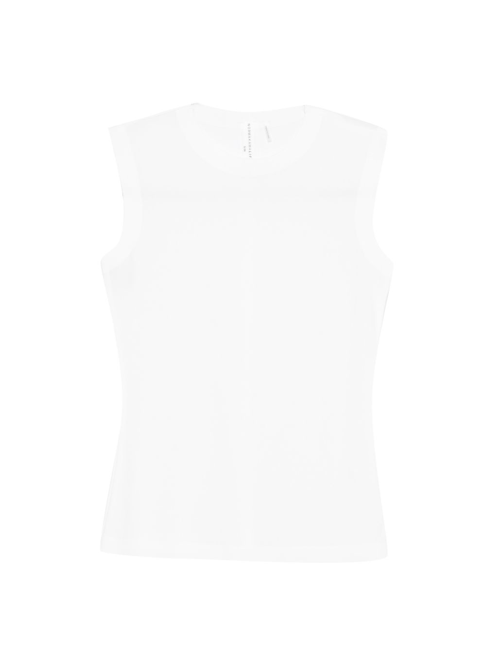 Norma Kamali Top White Polyester Elastane