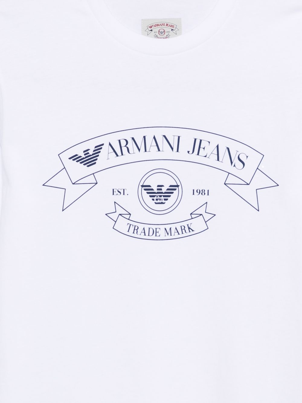 EMPORIO ARMANI CAPSULE T-shirts and Polos White Cotton