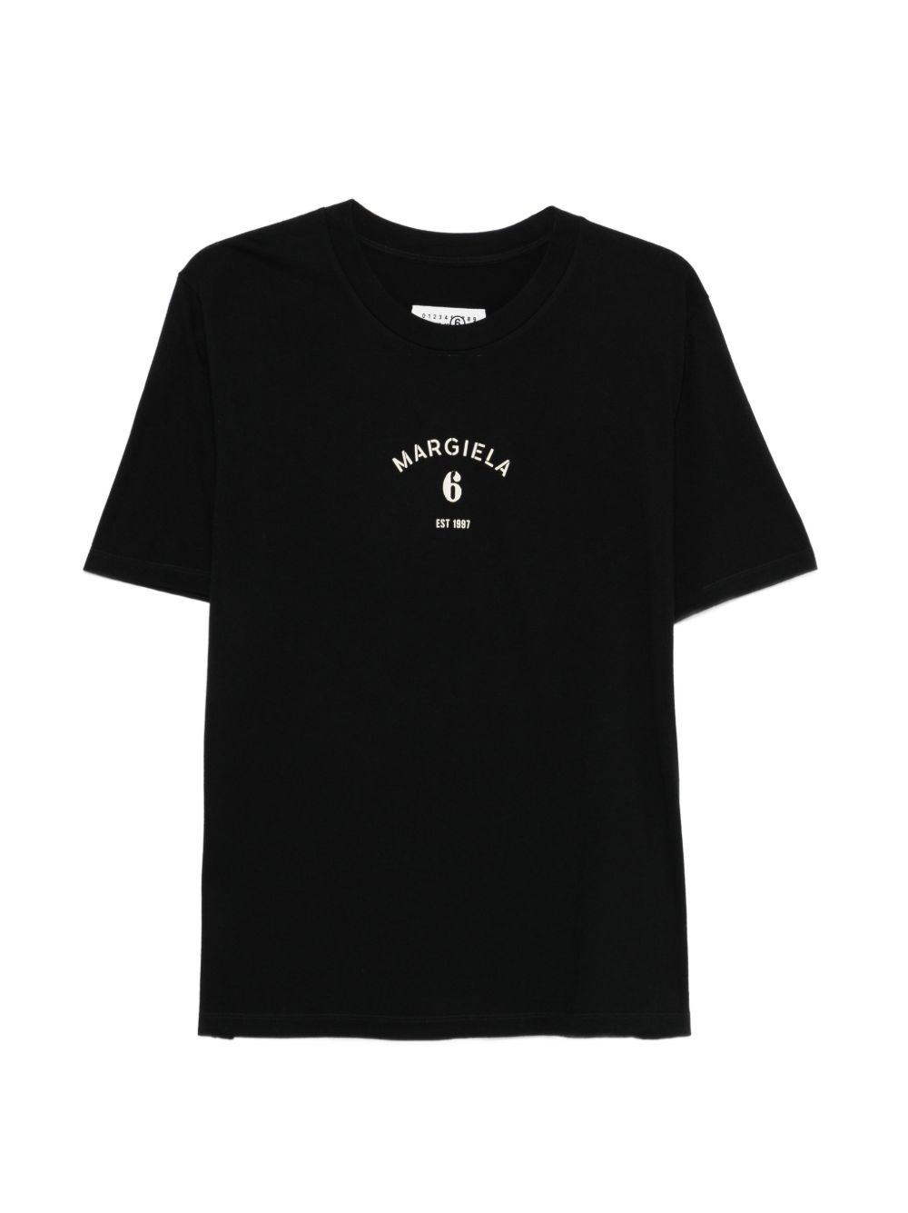 MM6 Maison Margiela T-shirts and Polos Black Cotton