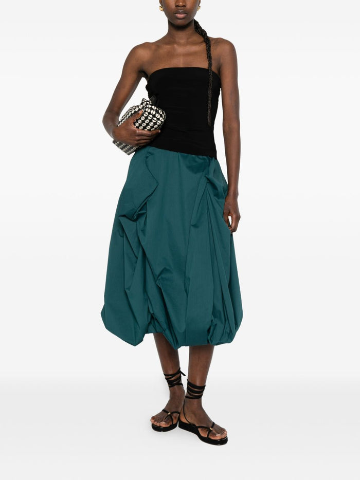 Norma Kamali Top Black Polyester Elastane