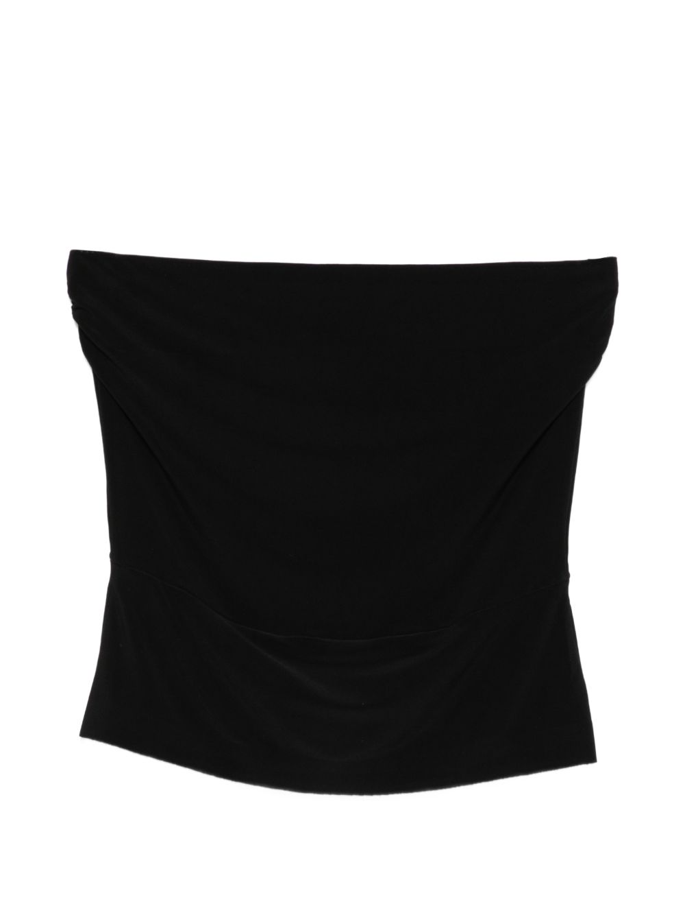 Norma Kamali Top Black Polyester Elastane