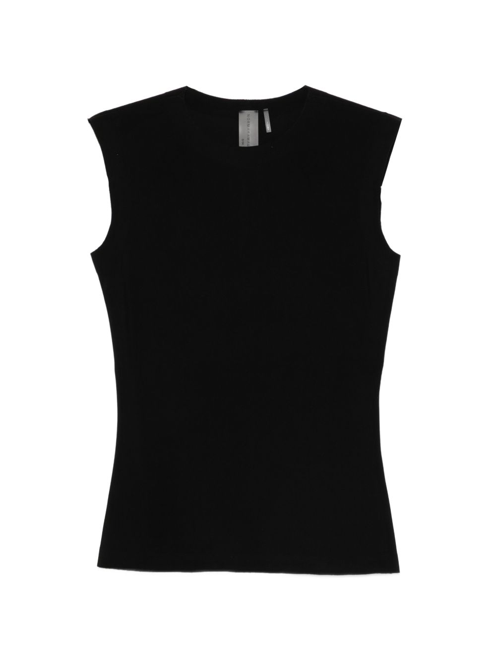 Norma Kamali Top Black Polyester Elastane