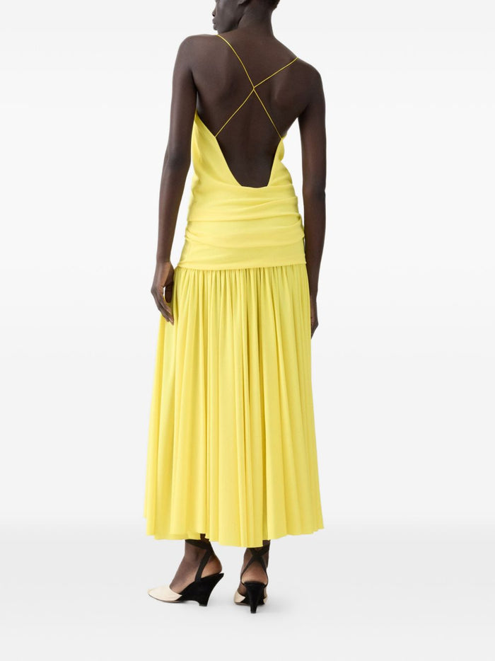 JACQUEMUS Dresses Yellow Principal:viscose Polyamide
