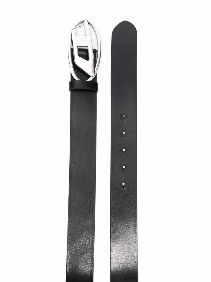 Diesel Belts Black Leather