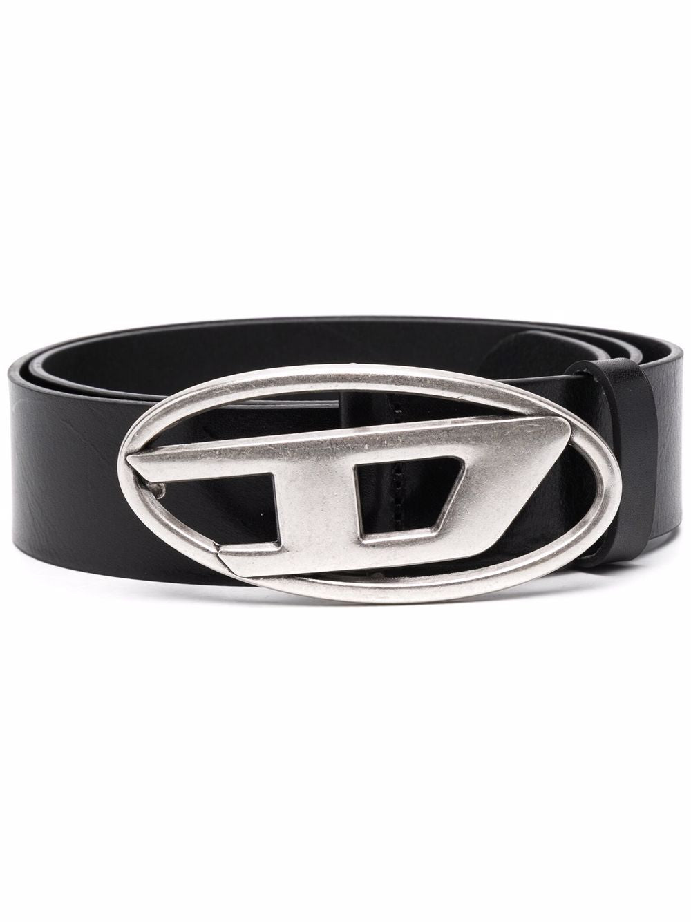 Diesel Belts Black Leather