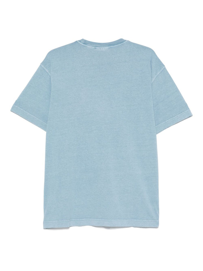 CARHARTT WIP MAIN T-shirts and Polos Clear Blue Cotton