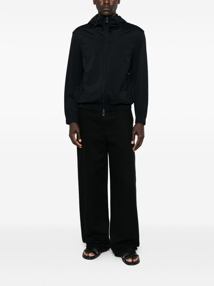 Emporio Armani Coats Blue Polyamide