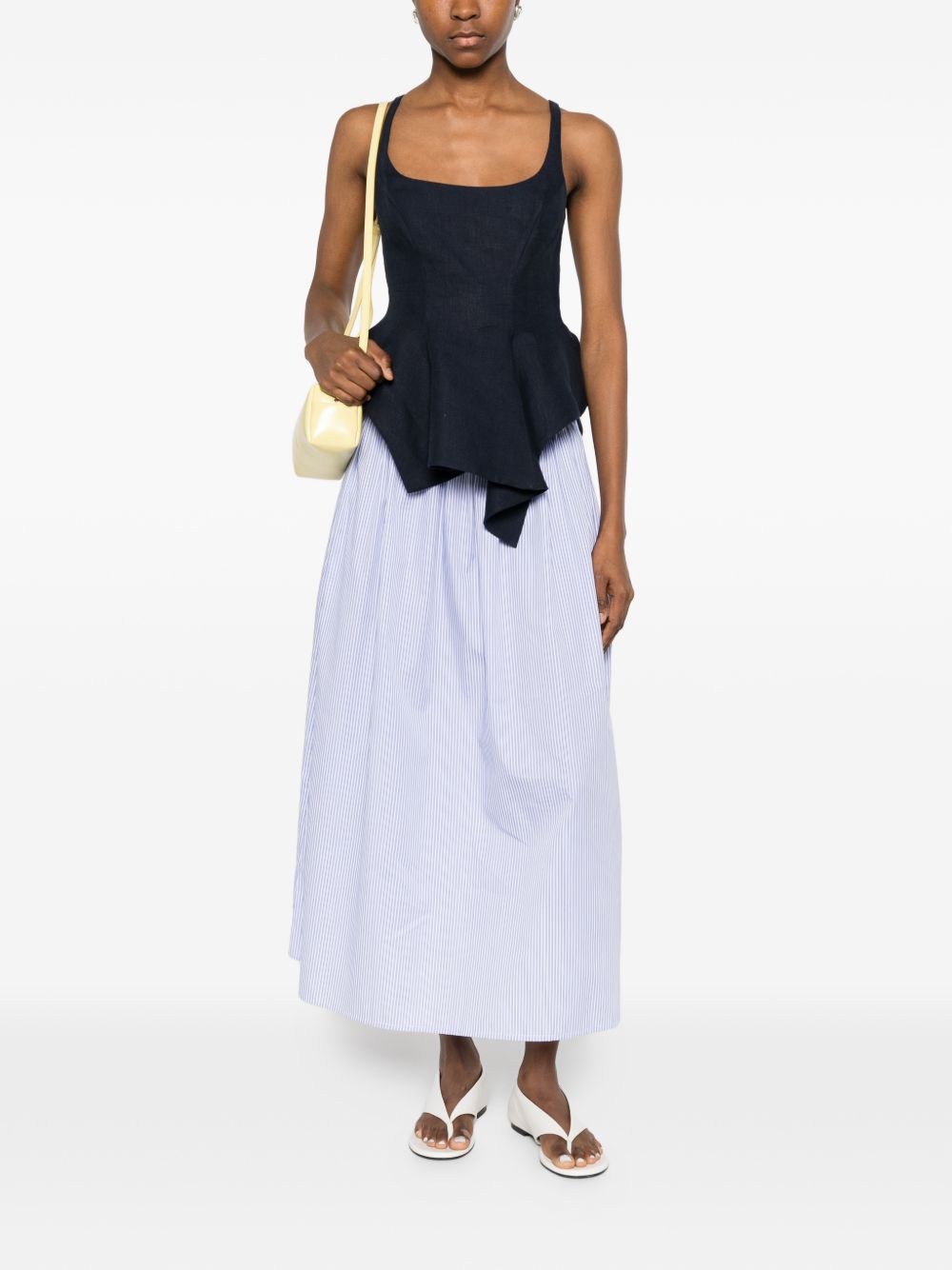 ARCHIVIO 67 Skirts Clear Blue Cotton