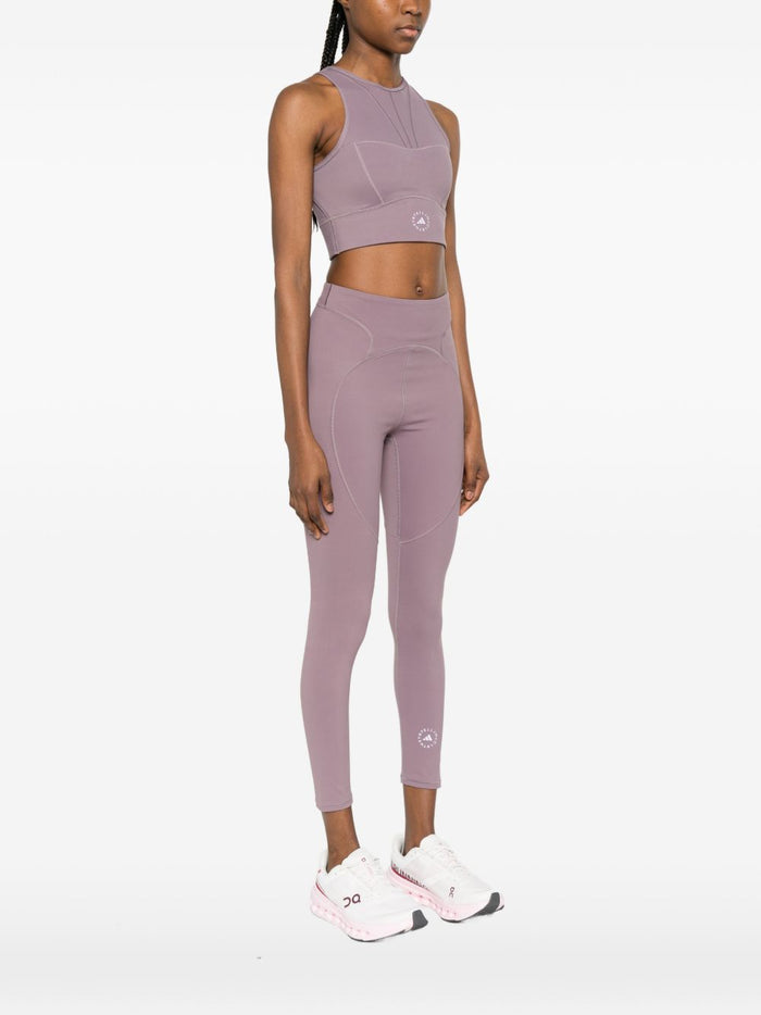 Adidas By Stella McCartney Top Lilac Rec. Polyamide Elasthane