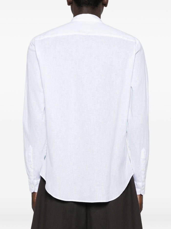Emporio Armani Shirts White Linen