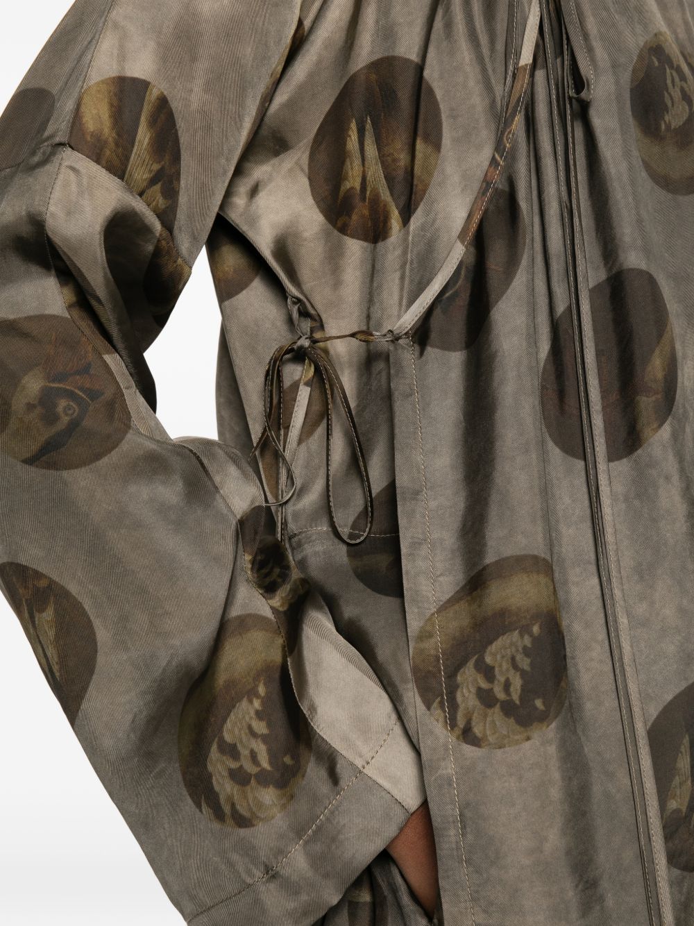 Uma Wang Top Grey Viscose Cupro