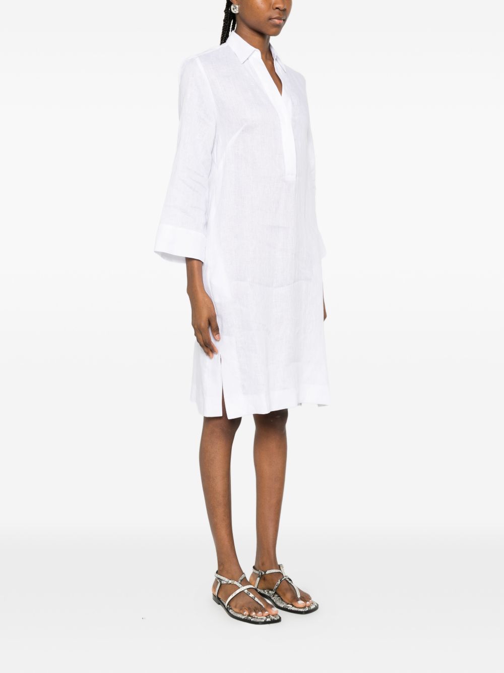 ARCHIVIO 67 Dresses White Linen/flax