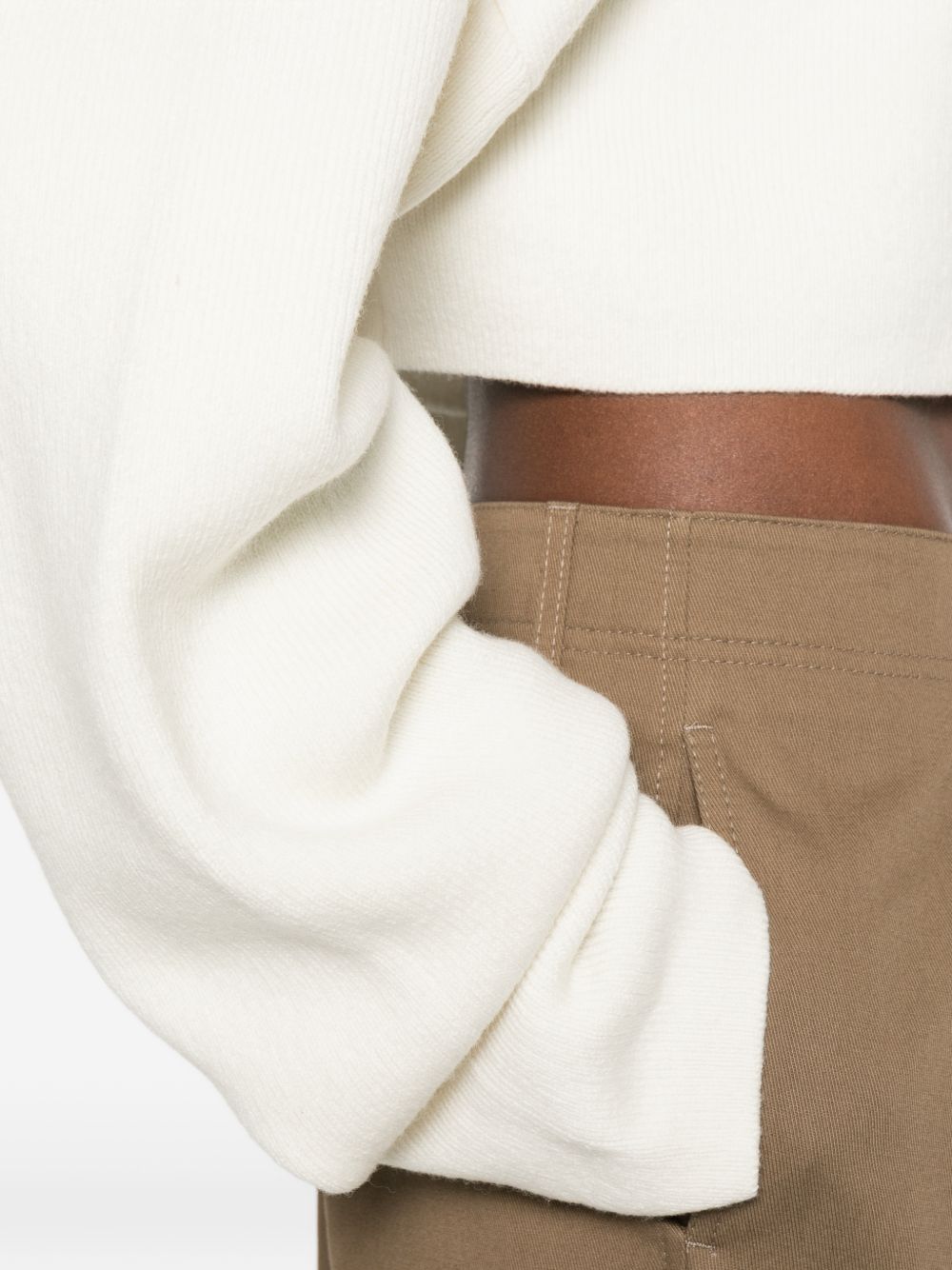 TOTEME MAIN Sweaters White Elastane Wool 92 % Polyamide
