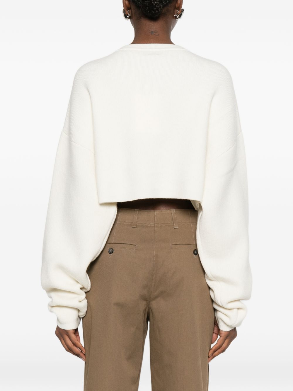 TOTEME MAIN Sweaters White Elastane Wool 92 % Polyamide