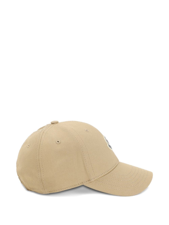 Moncler Hats Beige Cotton