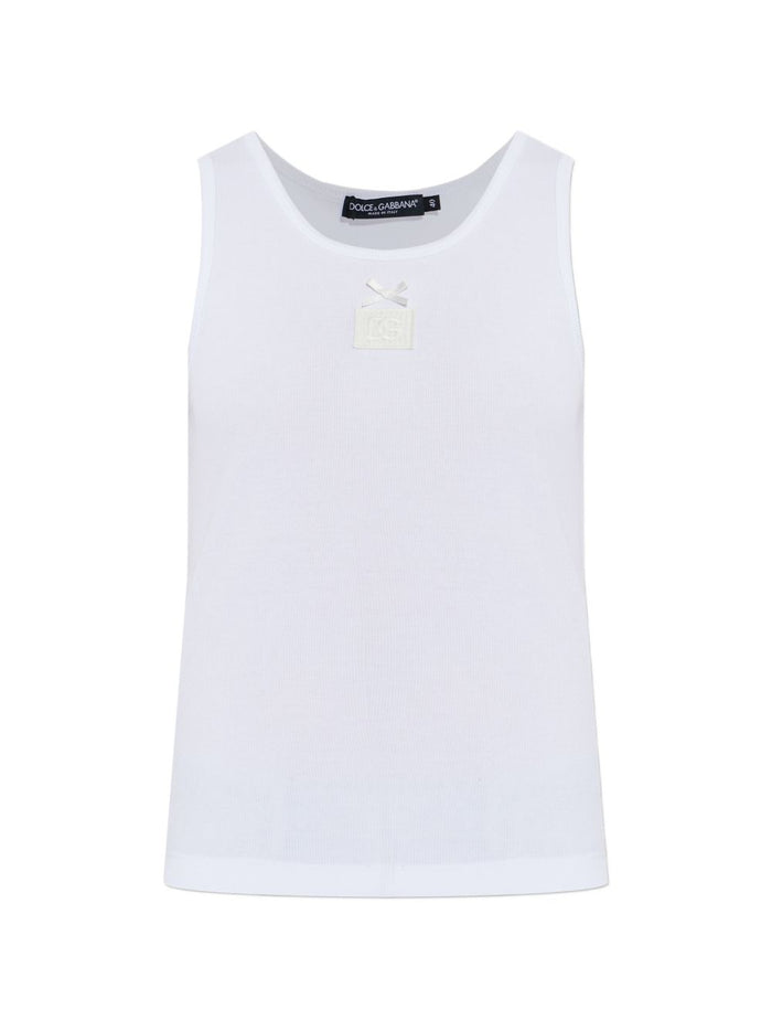 Dolce & Gabbana Top White Cotton