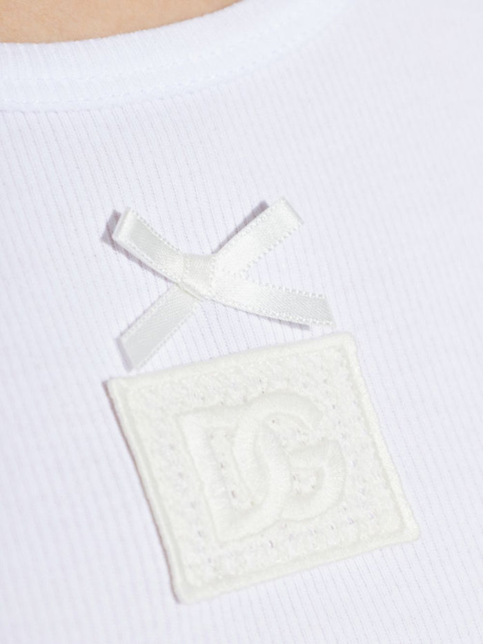 Dolce & Gabbana Top White Cotton