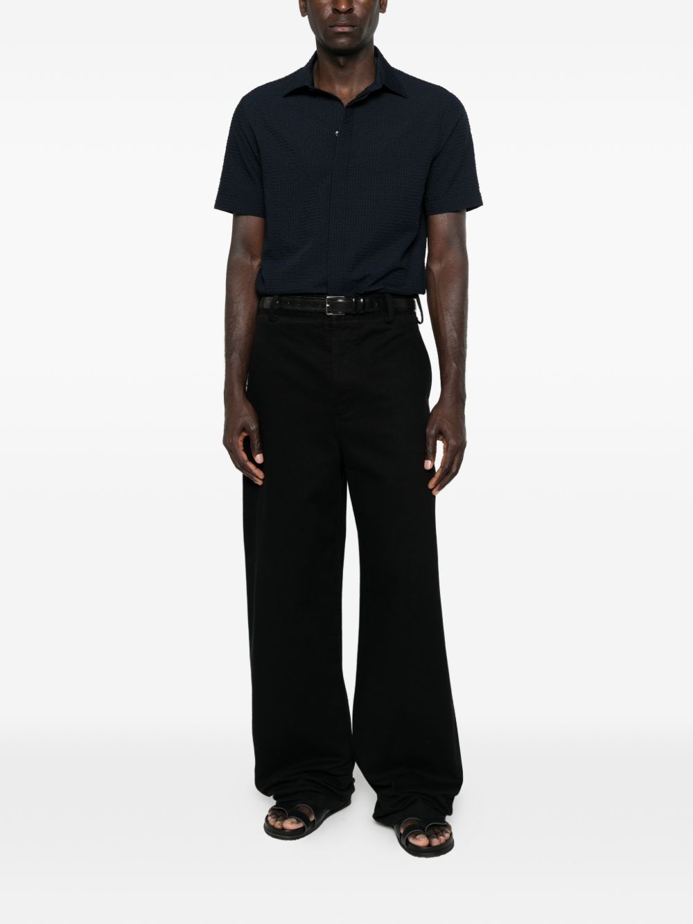 EMPORIO ARMANI CAPSULE Shirts Blue Polyester