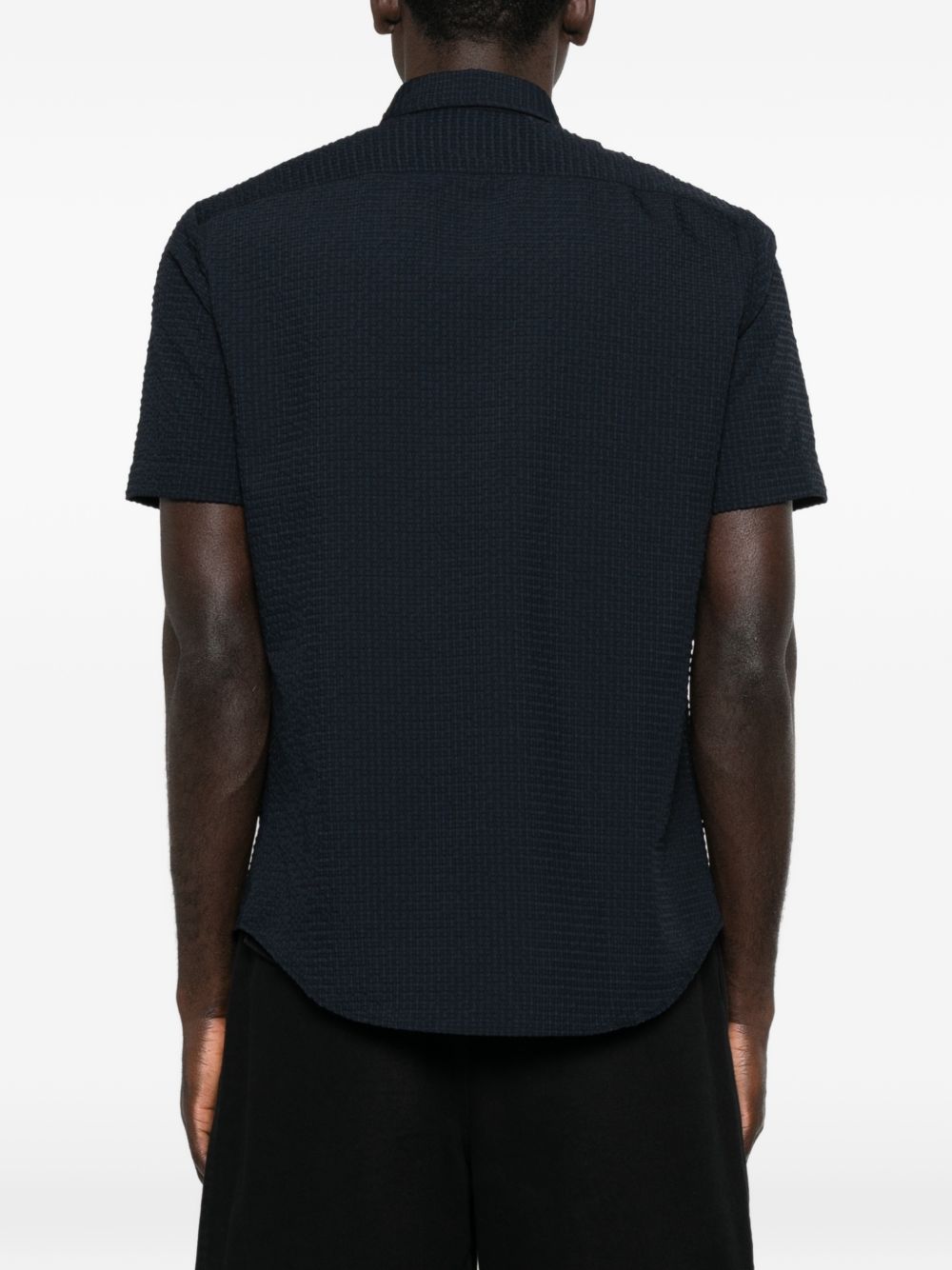 EMPORIO ARMANI CAPSULE Shirts Blue Polyester