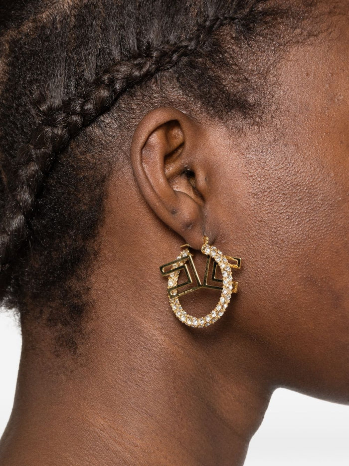 Elisabetta Franchi Bijoux Golden Brass/glass
