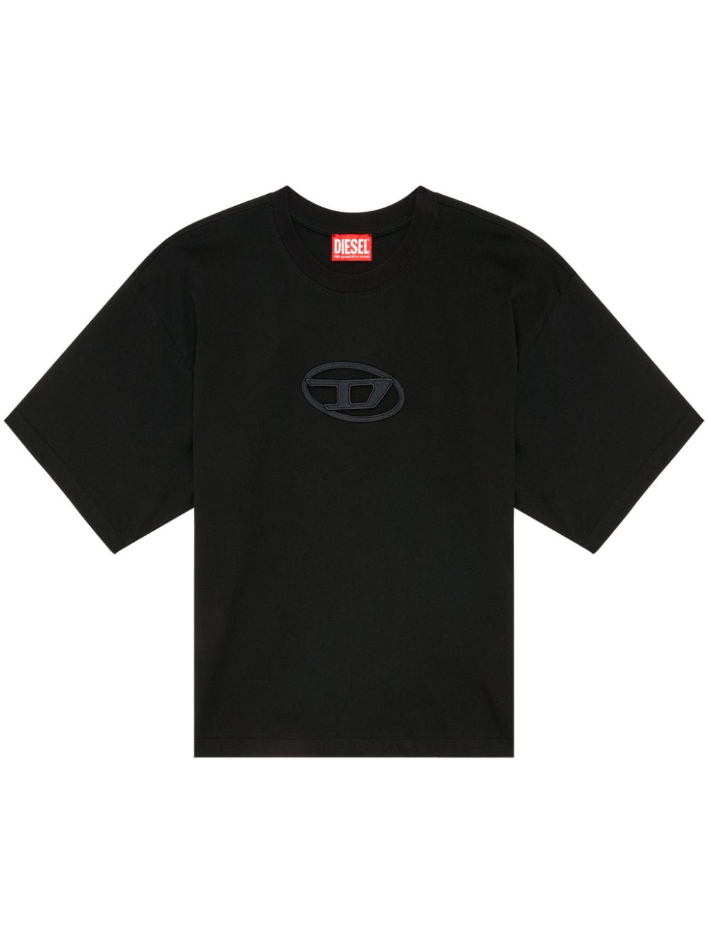 Diesel T-shirts and Polos Black Organic Cotton