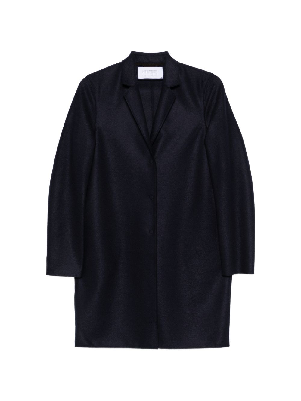 Harris Wharf London Coats Blue Virgin Wool
