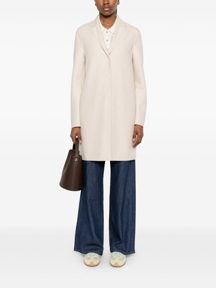 Harris Wharf London Coats Beige Virgin Wool