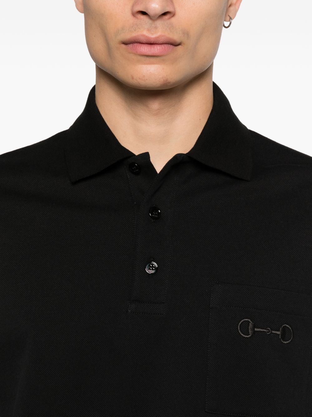 Gucci T-shirts and Polos Black Cotton Mix