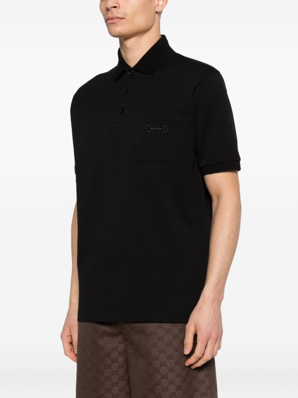 Gucci T-shirts and Polos Black Cotton Mix