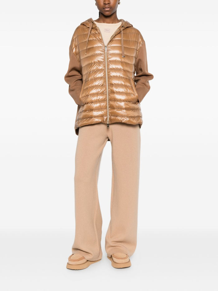 Herno Coats Camel Goose Feather