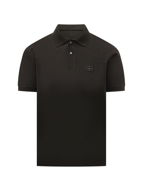 Emporio Armani Logo cotton polo shirt