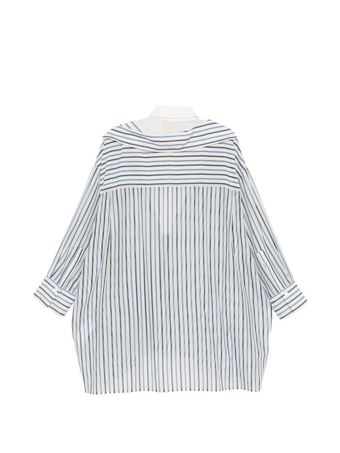 Semicouture Shirts Blue Cotton