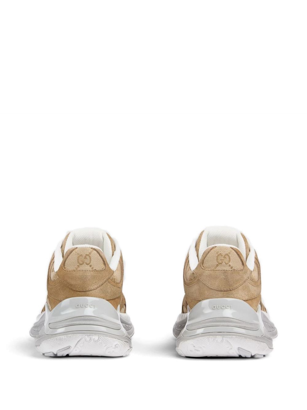 Gucci Sneakers Marrone Chiaro Calf Skin