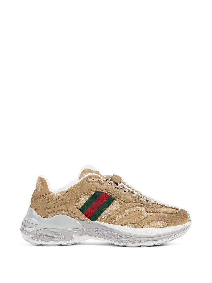 Gucci Sneakers Marrone Chiaro Calf Skin