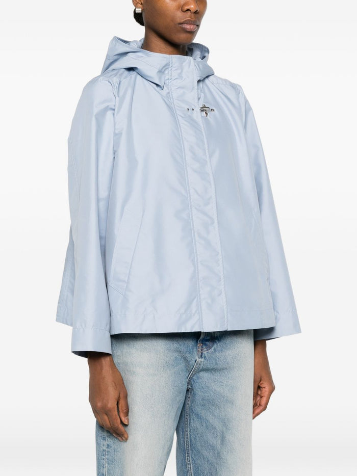 Fay Coats Clear Blue Acetate Polyester